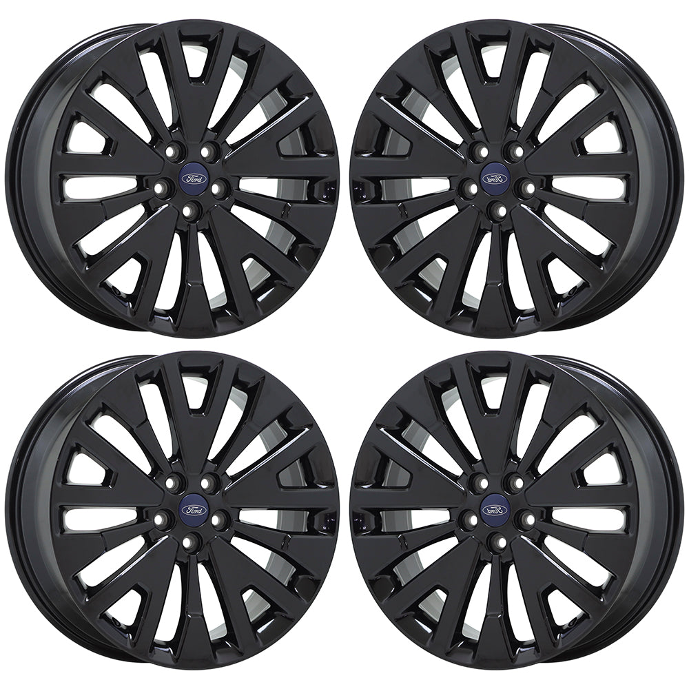 19" Ford Escape Gloss Black wheels rims Factory OEM set 10259